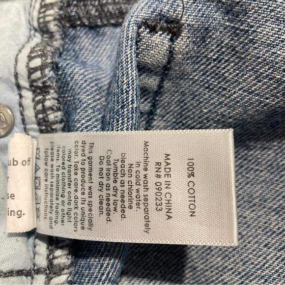 PACSUN Sz 27  Mid Wash Striped Mom Style Jeans - Picture 7 of 10